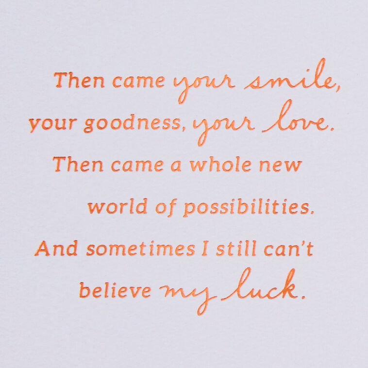 You're My Wish Come True Romantic Birthday Card, , large image number 2