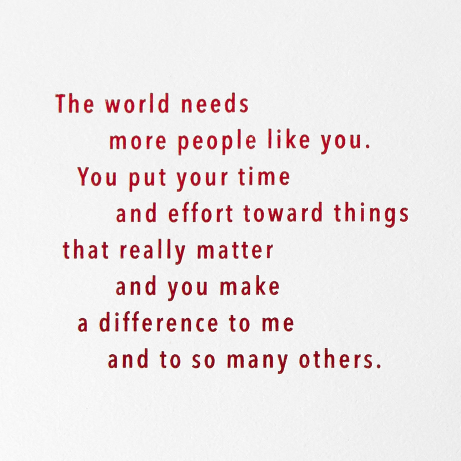 Geometric White and Rainbow 40th Birthday Card Sentiment image number 2