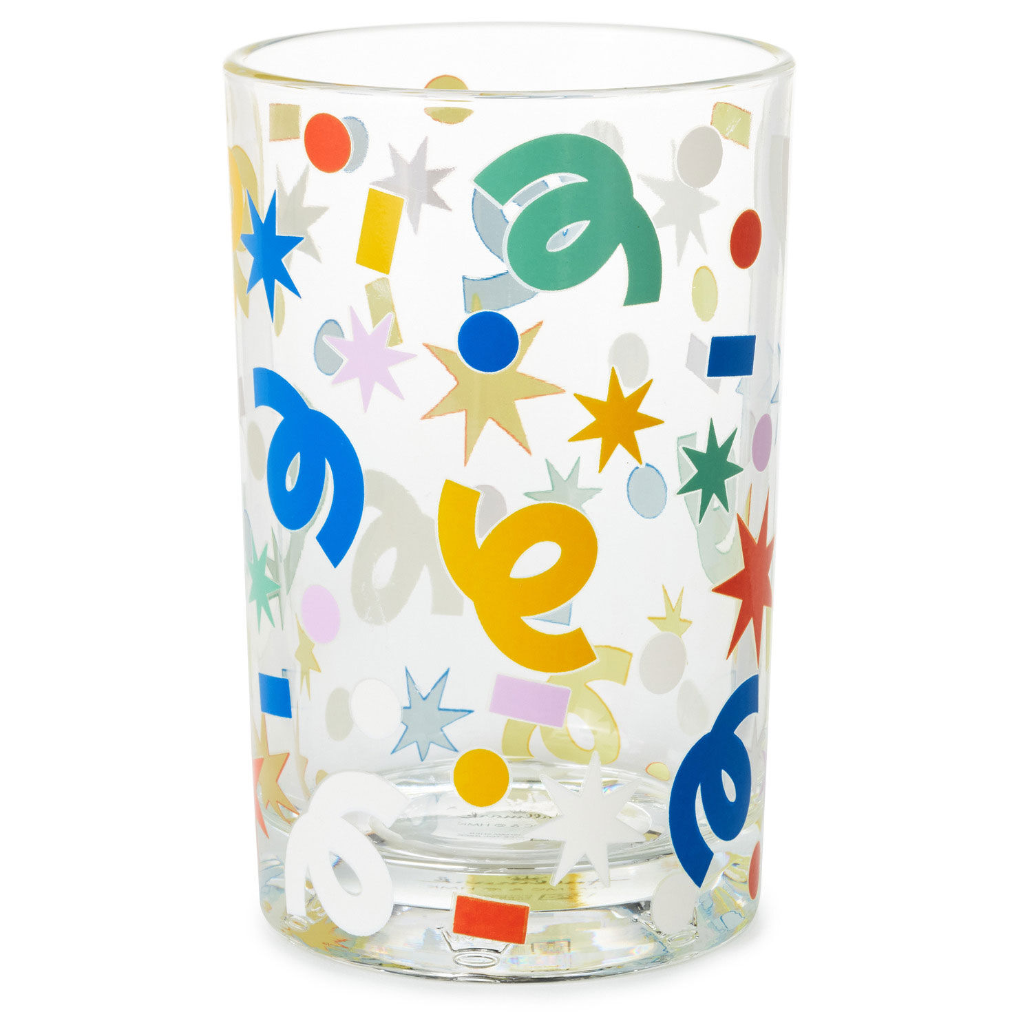 Hallmark+ Birthday Glass Gift Set front glass image number 4