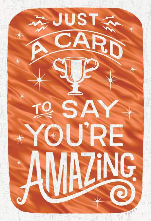 You're Amazing Just Because Card, , large image number 1