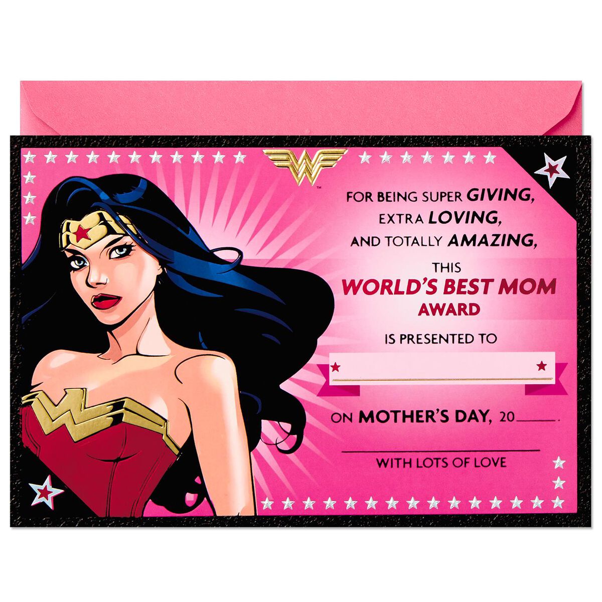Wonder Woman™ Best Mom Mother's Day Card Greeting Cards Hallmark