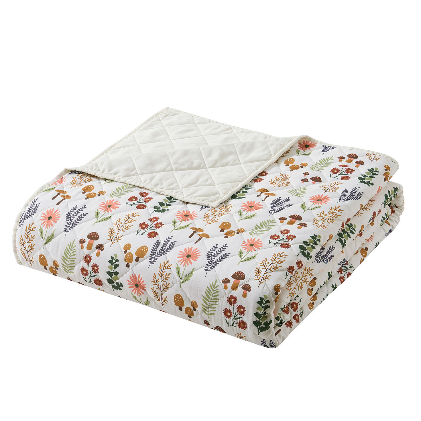 Hallmark 3-Piece Multicolor Hayra Fall Quilt Set blanket folded image number 2