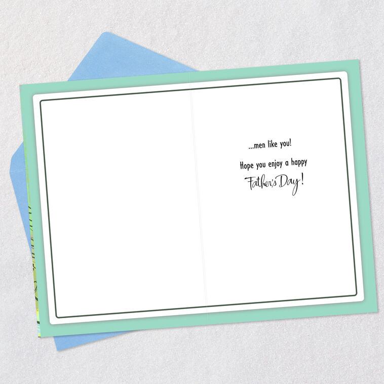 Celebrating Great Men Like You Father's Day Card for Family, , large image number 3