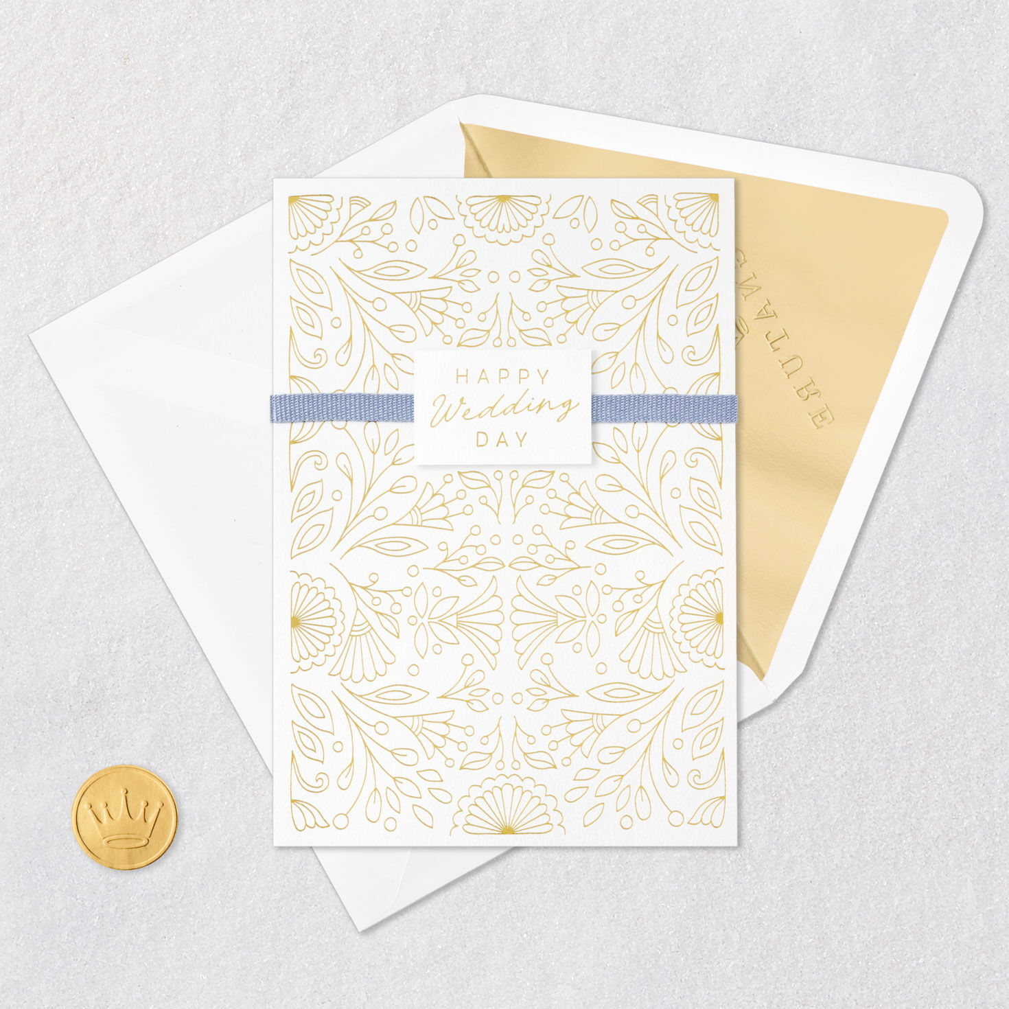 Surrounded By Love Wedding Card, , large image number 5