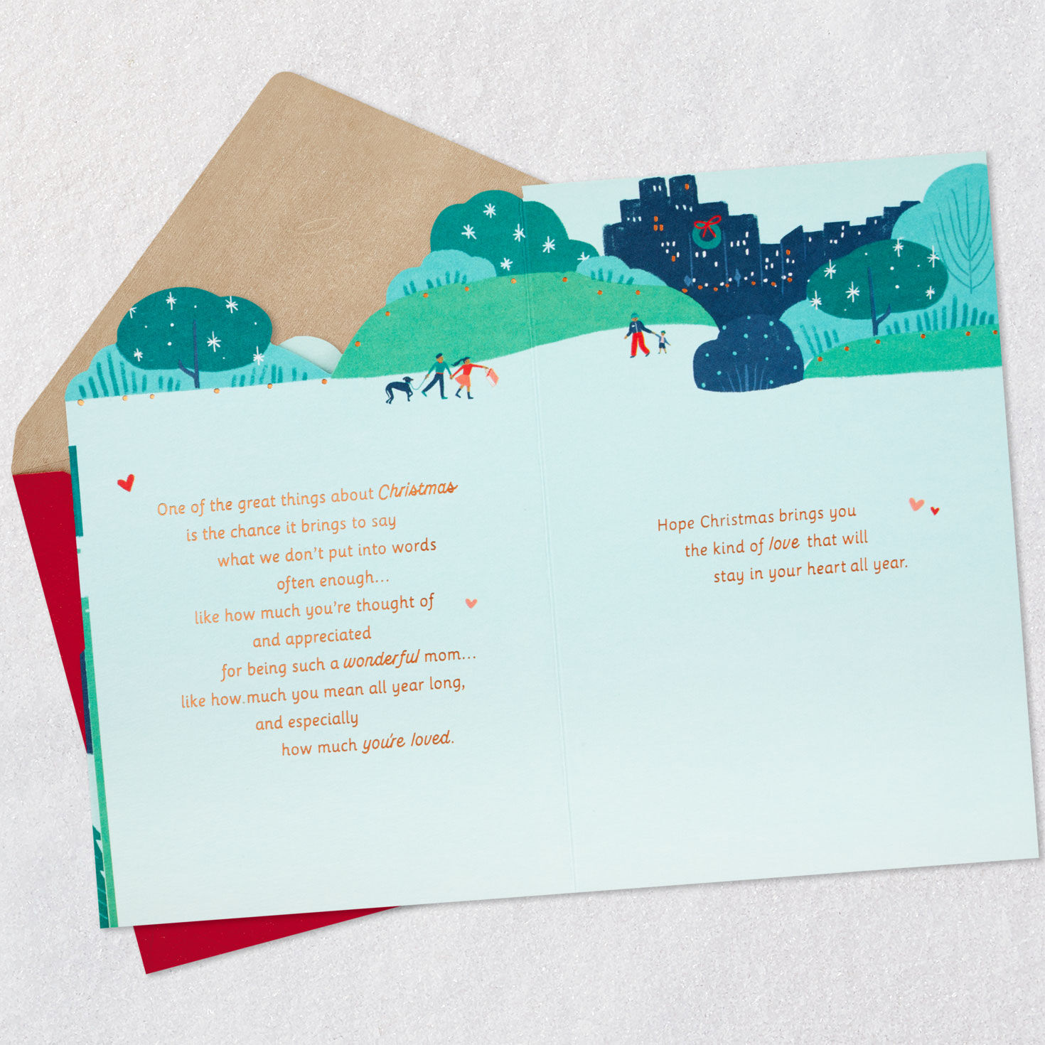 The Love All Around You Christmas Card for Mom for only USD 7.59 | Hallmark