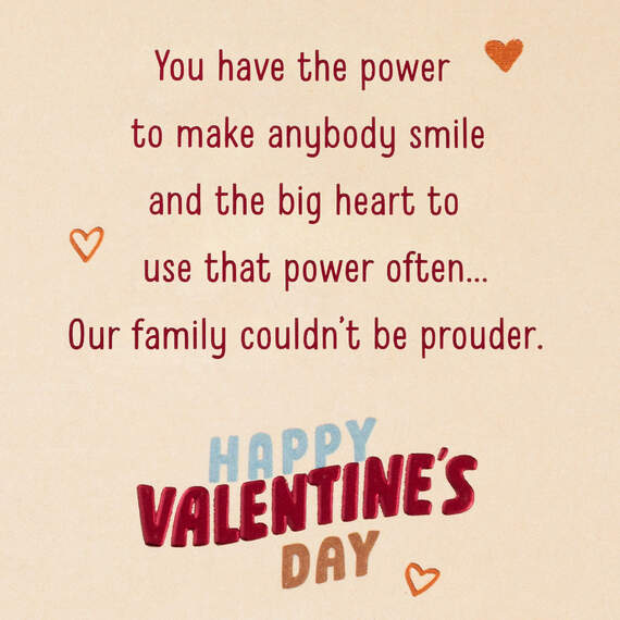 You're Changing the World Valentine's Day Card for Son, , large image number 2