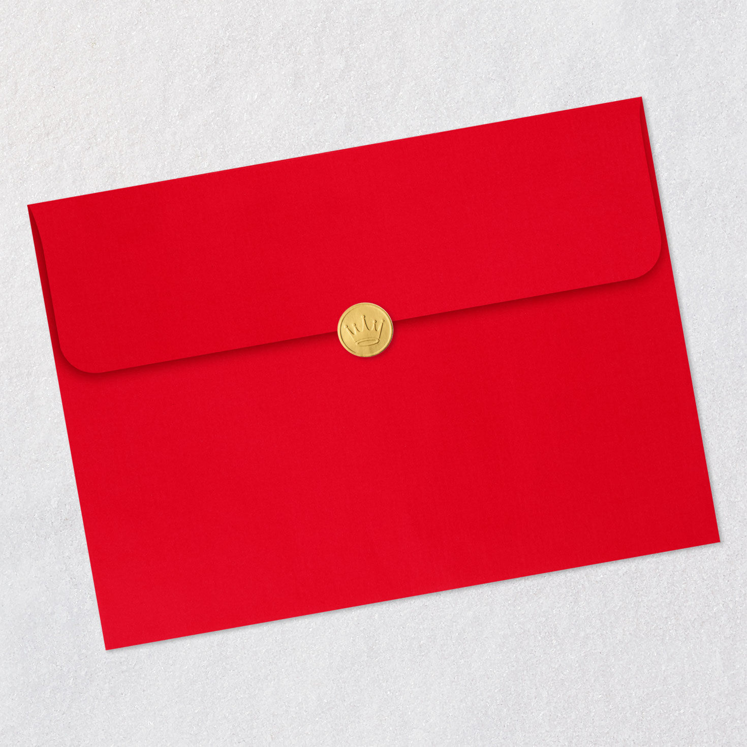 Large Santa's Workshop Pop-up Christmas Card Envelope Back with Seal image number 9
