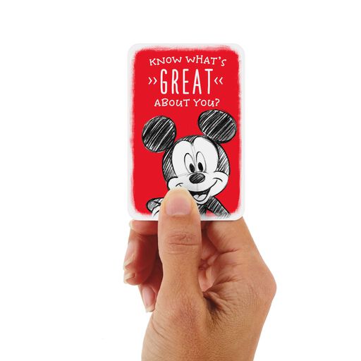 3.25" Mini Disney Mickey Mouse You're Great Card, 