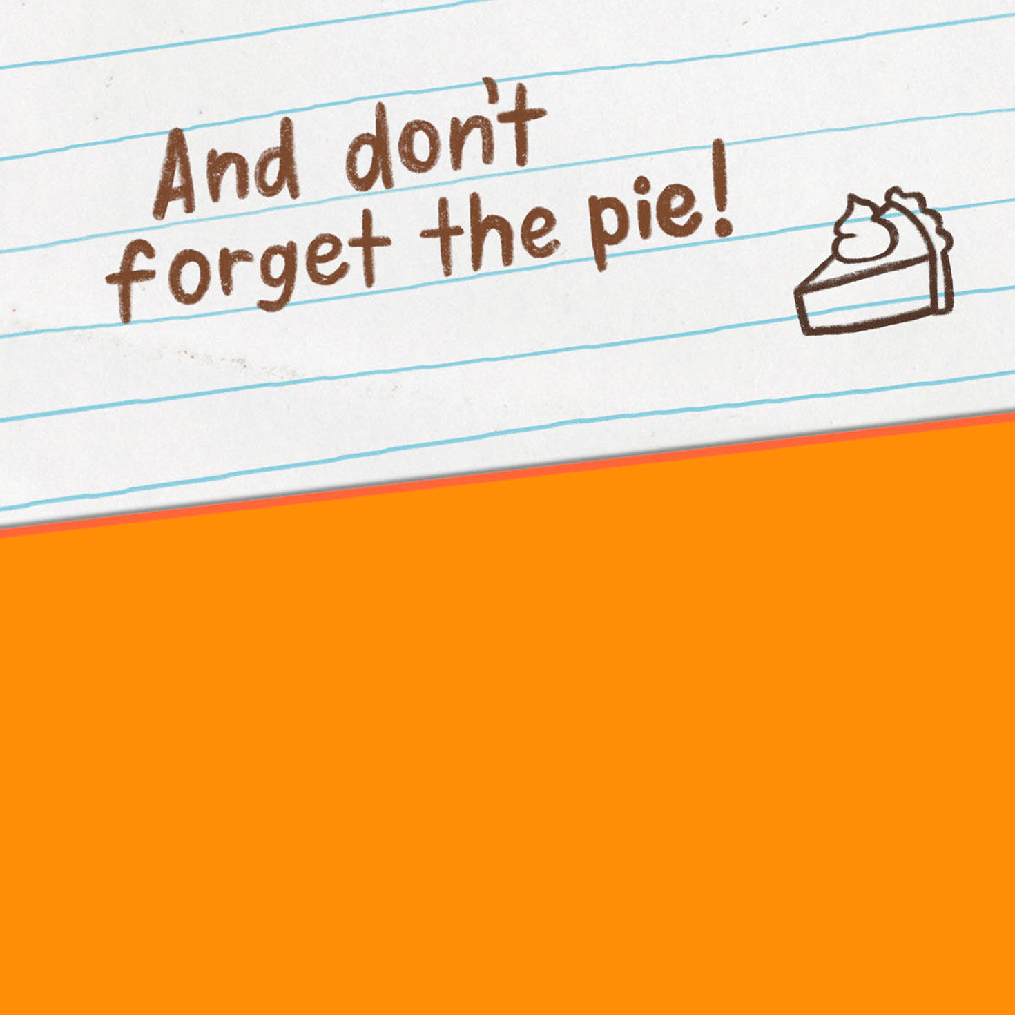 Food and More Food...And Pie! Thanksgiving Card for only USD 2.99 | Hallmark