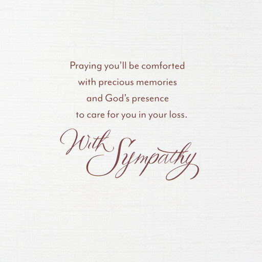 A Journey Remembered Religious Sympathy Card, 