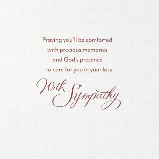 A Journey Remembered Religious Sympathy Card, 