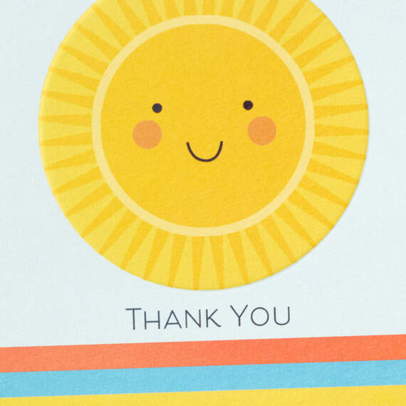 Smiling Sunshine Boxed Blank Thank-You Notes, Pack of 24, , large image number 4