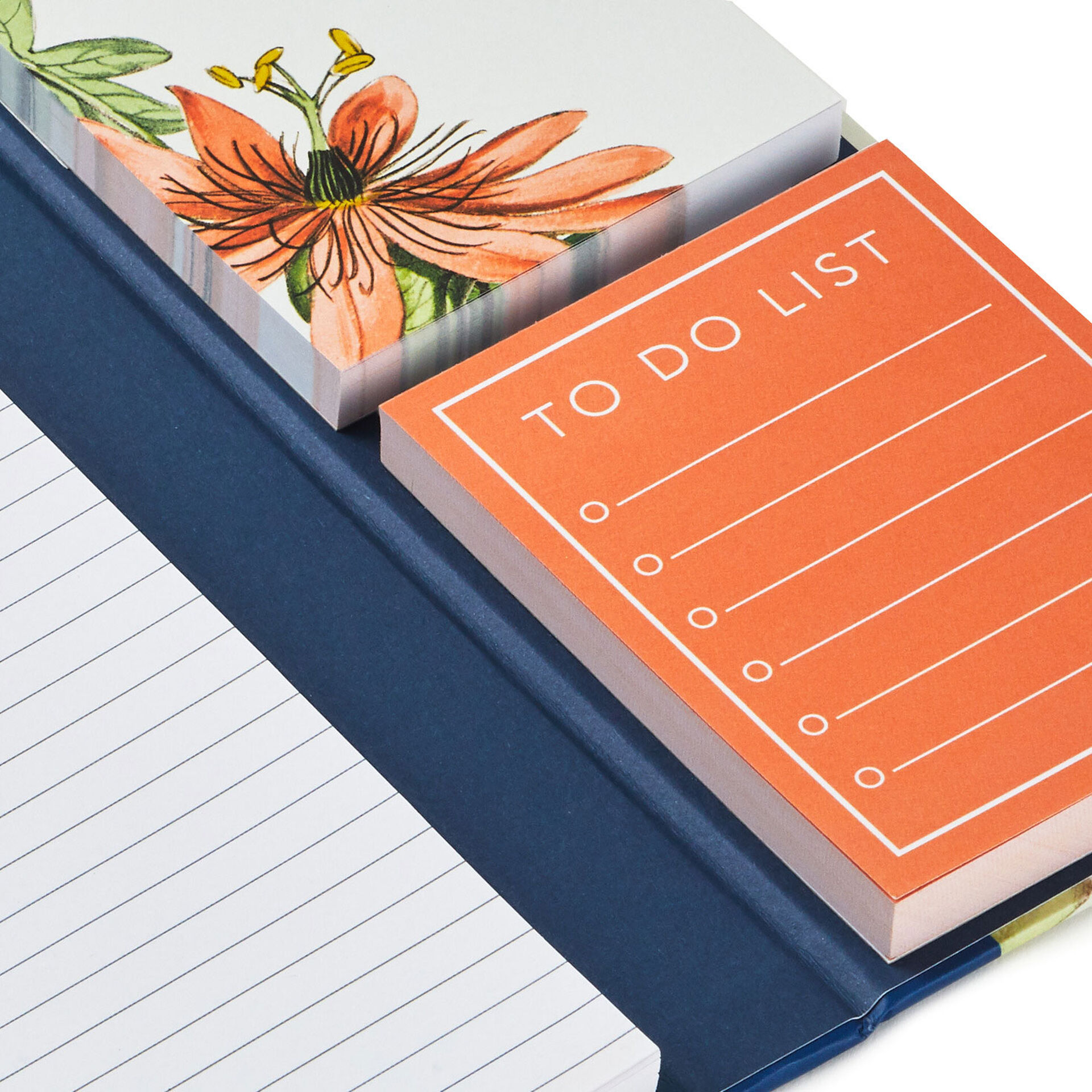 Modern Floral Folio and Memo Pad Set Memo Pads Hallmark