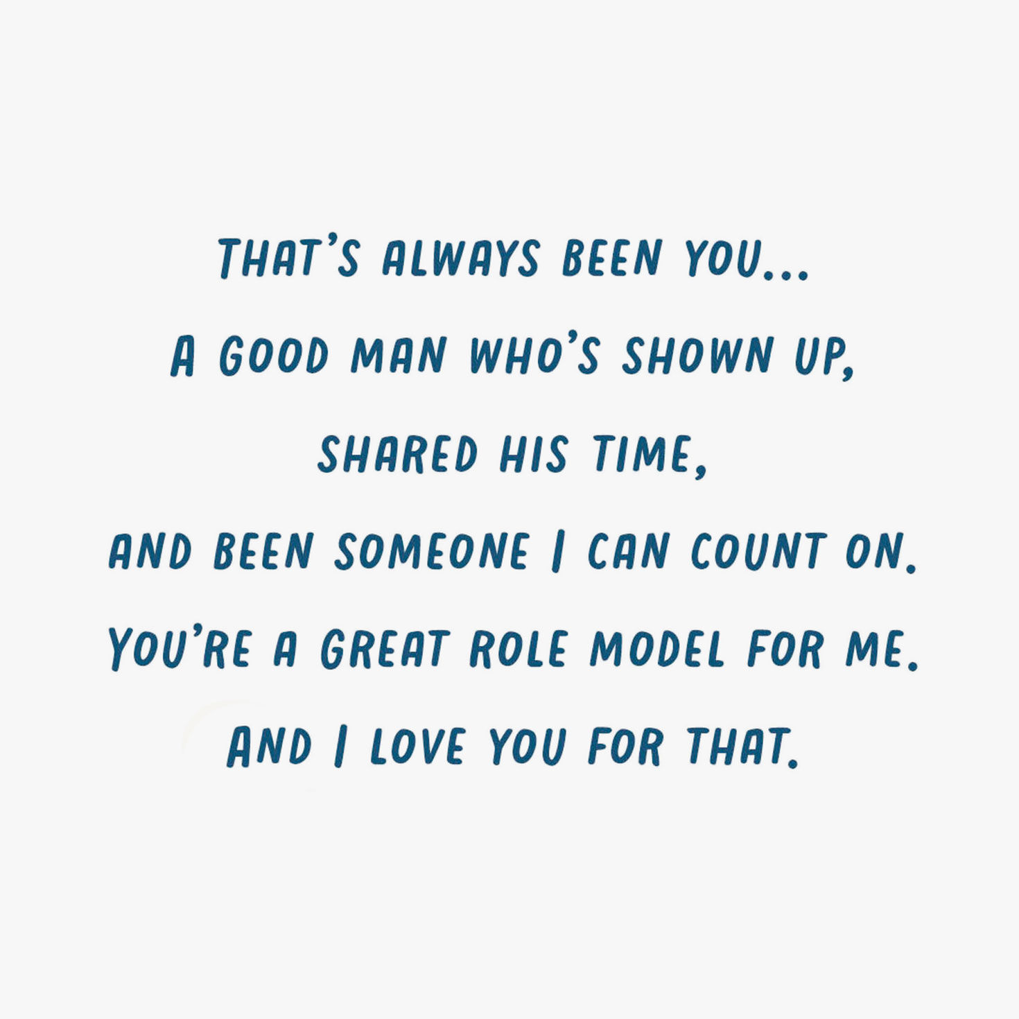A Good Man and Great Role Model Birthday Card for Bonus Dad for only USD 2.99 | Hallmark