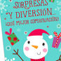Snowman Spanish Gift Card Holder Christmas Card Card Front Detail image number 4
