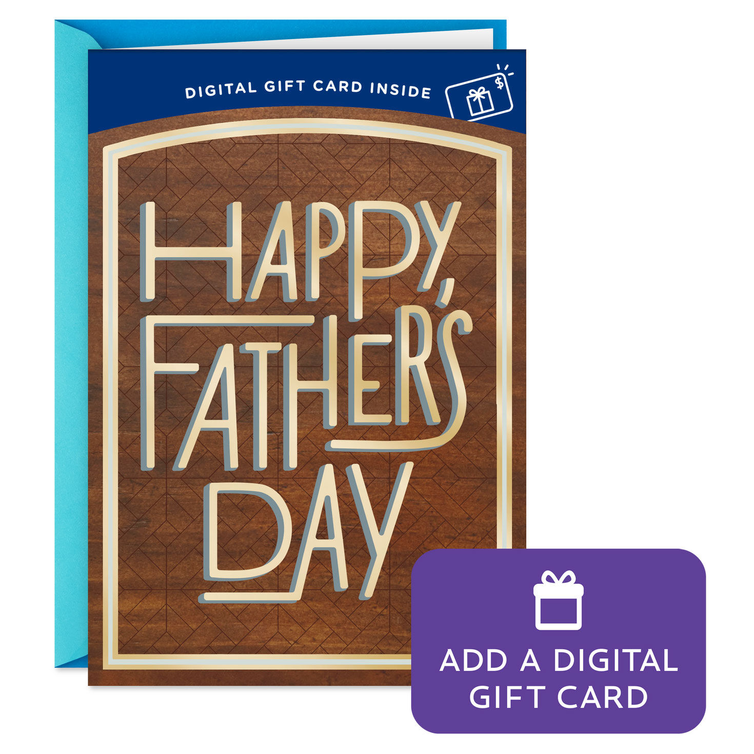 Warm Wishes of Love and Gratitude Gift Card Greeting Father's Day Card