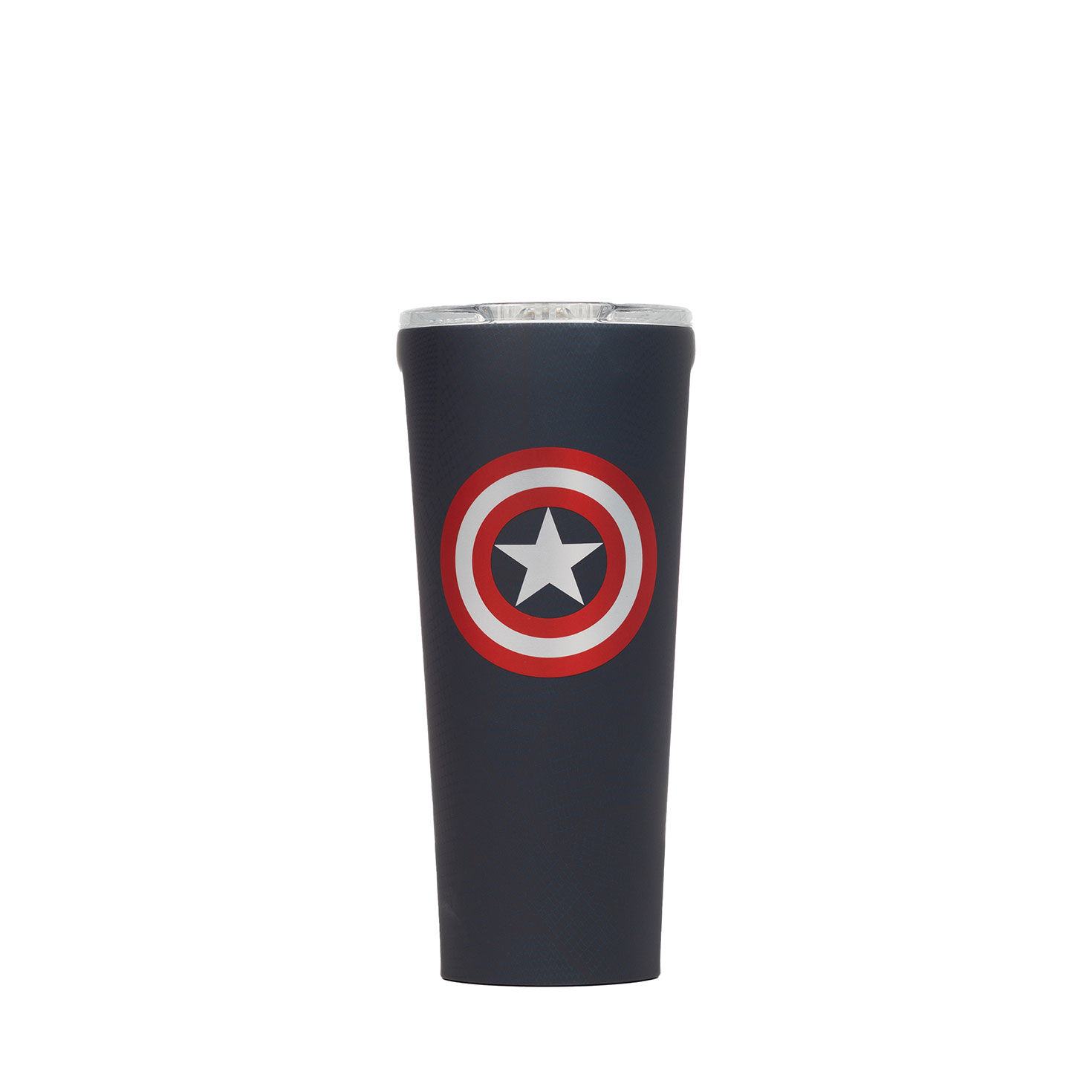 Tervis Marvel Captain America Movie Shield Wrap 24oz Tumbler with Red Lid NEW 