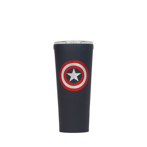 Corkcicle Marvel Captain America Stainless Steel Tumbler, 24 oz., 