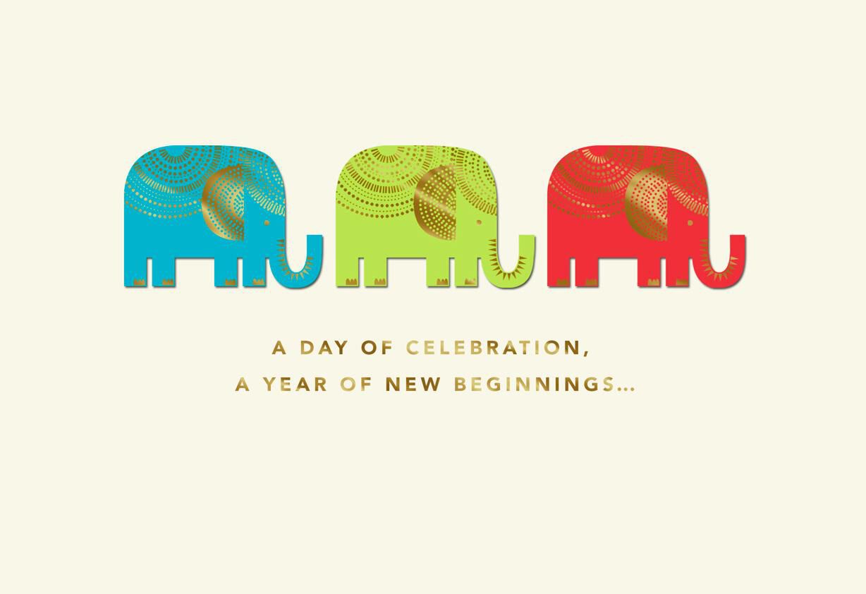 A Day of Celebration Birthday Card