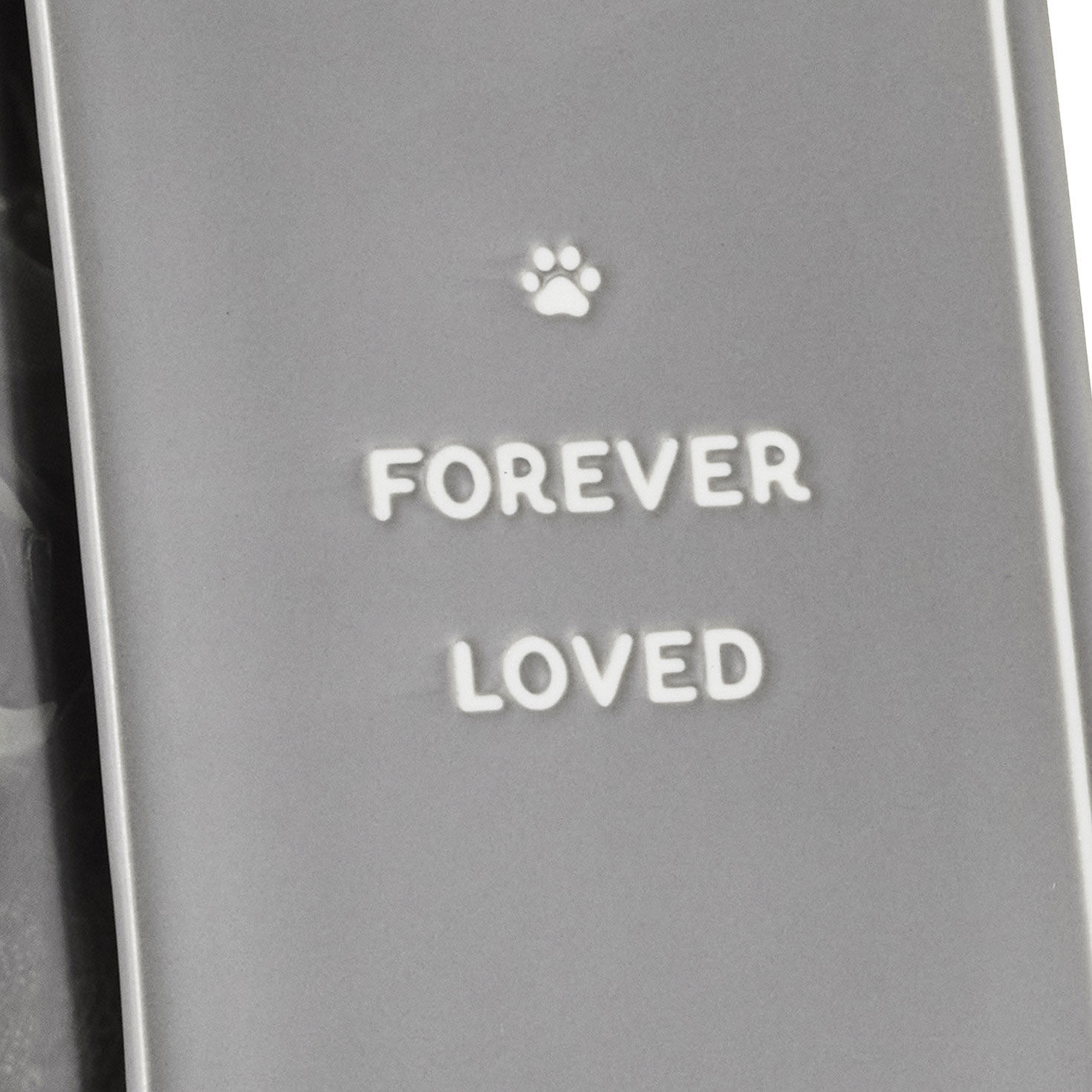 Forever Loved Gray Picture Frame upclose view image number 4