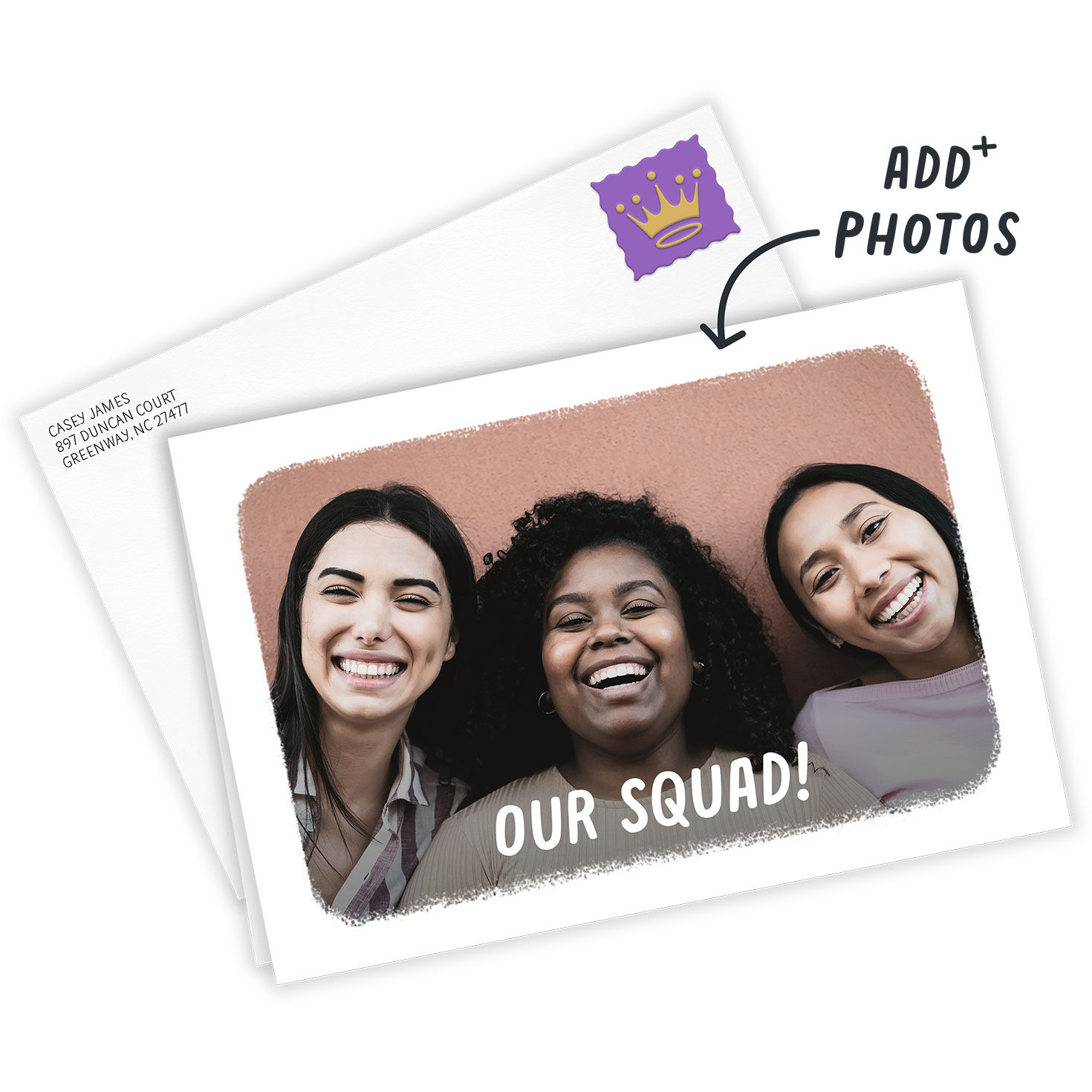 Our Squad White Frame Custom Card, , large image number 2