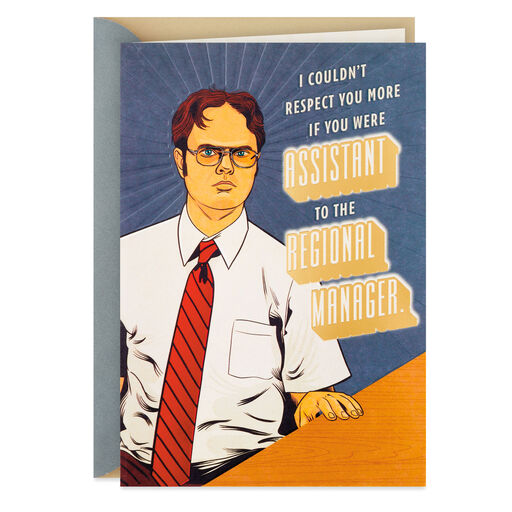 The Office Dwight Schrute Assistant to the Regional Manager Funny Father's Day Card, 