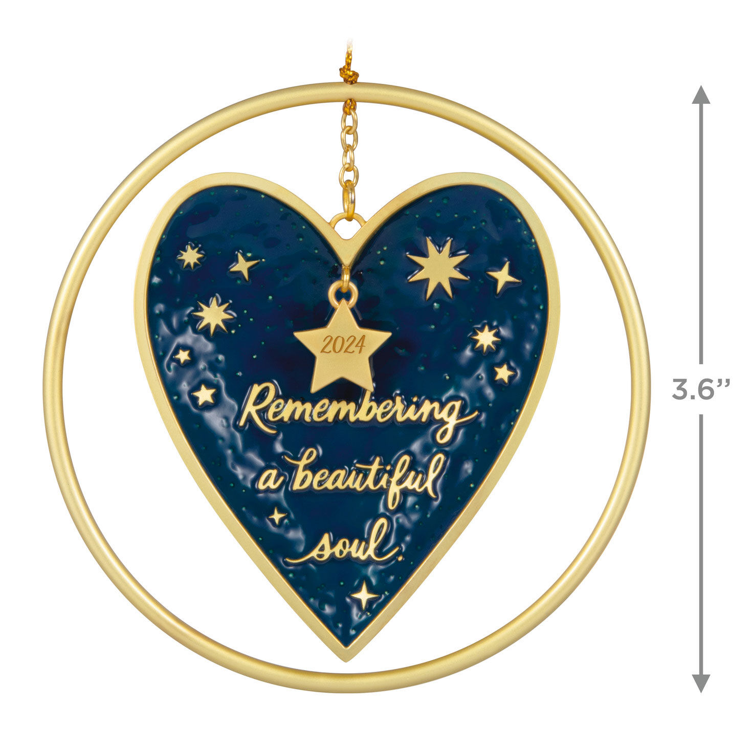Remembering a Beautiful Soul 2024 Metal Ornament, , large image number 3