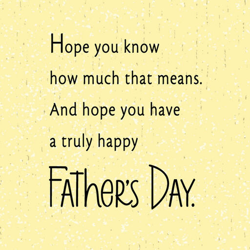 You've Always Been There Father's Day Card for Uncle, 