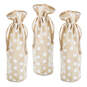 14" Polka-Dot Fabric 3-Pack Wine Gift Bags, , large image number 1