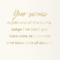 Red, White & Blue Love Card for Veteran SENTIMENT image number 2