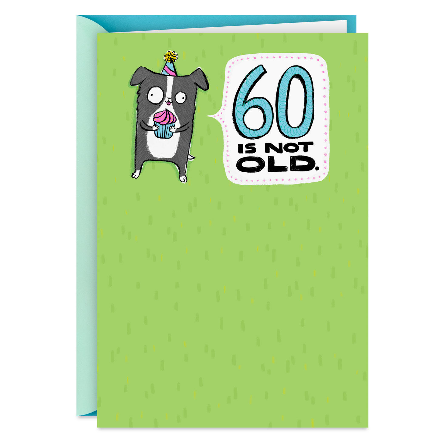 60 Is Not Old Funny 60th Birthday Card