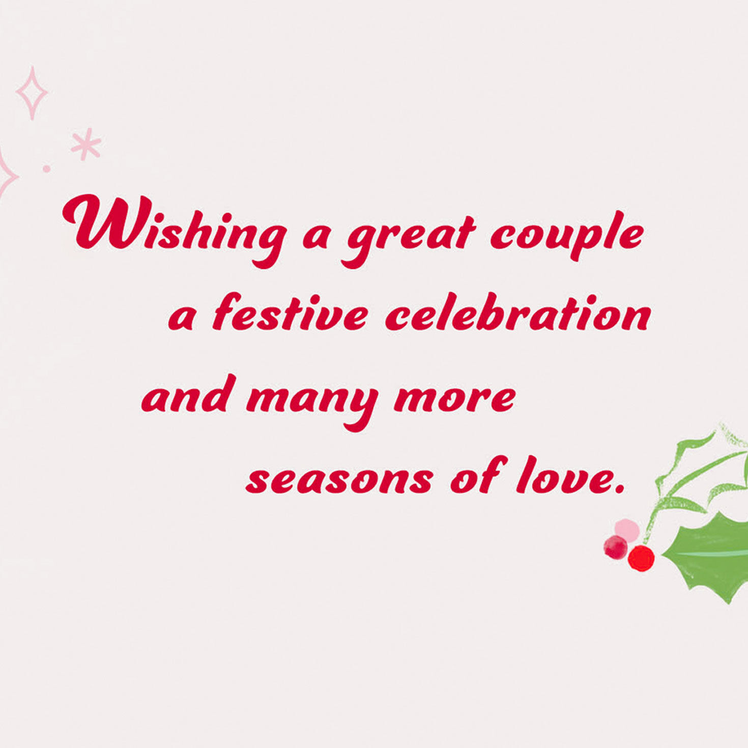 Merry Mistletoe Christmas Card for Niece and Her Husband, , large image number 2