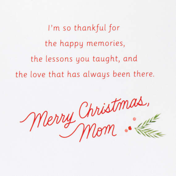 Your Love Is a Gift Christmas Card for Mom, , large image number 3