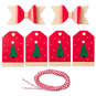 Colorful Kraft Christmas Gift Bow and Gift Tag Kit, , large image number 6
