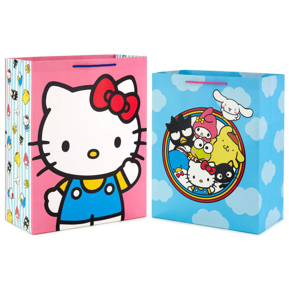 Sanrio® Hello Kitty® and Friends 2-Pack Large and XL Gift Bags, , large image number 1