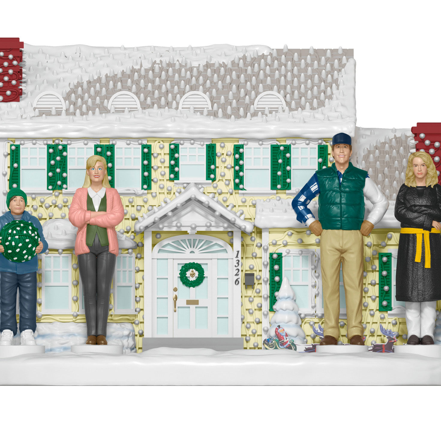 Griswold House and People Tabletop Decoration upclose view image number 4