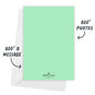 Large Colored Letters Personalized Holiday Photo Card Card back with Envelope indicating personalization image number 3