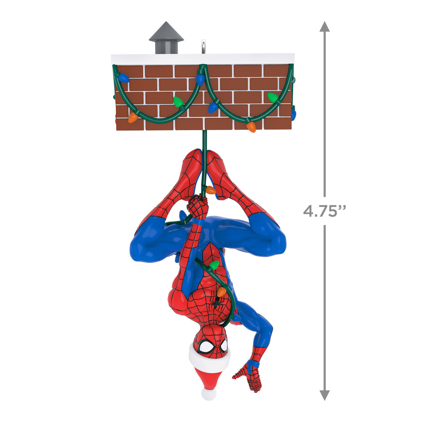 Marvel Spider-Man Peekbuster Keepsake Ornament measurement image number 3