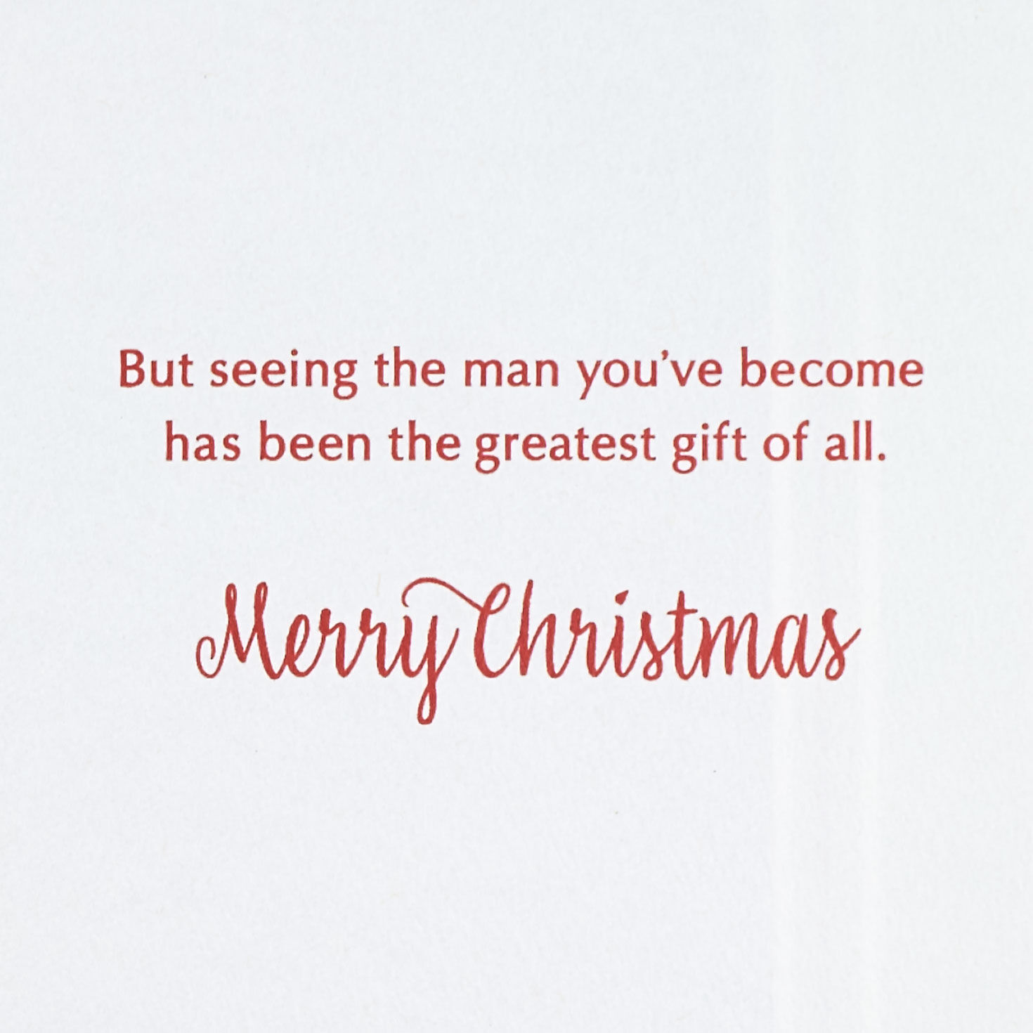 So Proud of the Man You've Become Christmas Card for Grandson, , large image number 2