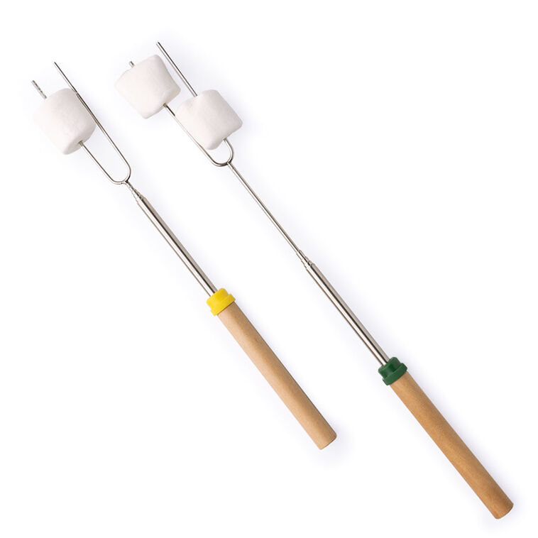 Bunk House Bonfire Buddies Roasting Forks, Set of 2