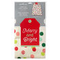 Merry and Bright Dots Christmas Fabric Gift Bag package front image number 6