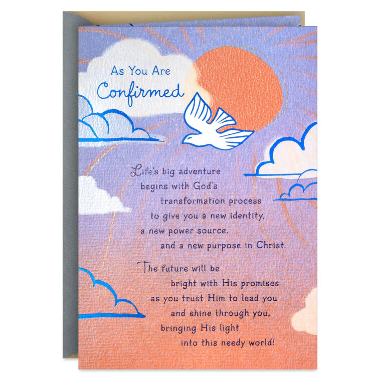 Your Future Is Bright With God's Promises Confirmation Card