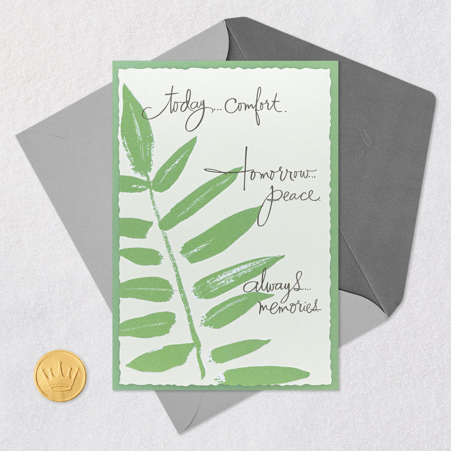 Comfort, Peace and Memories Sympathy Card for only USD 7.99 | Hallmark
