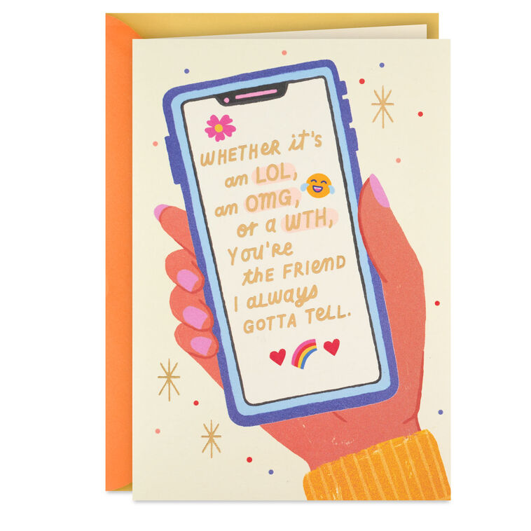 That's What makes Us BFFs Birthday Card for Friend