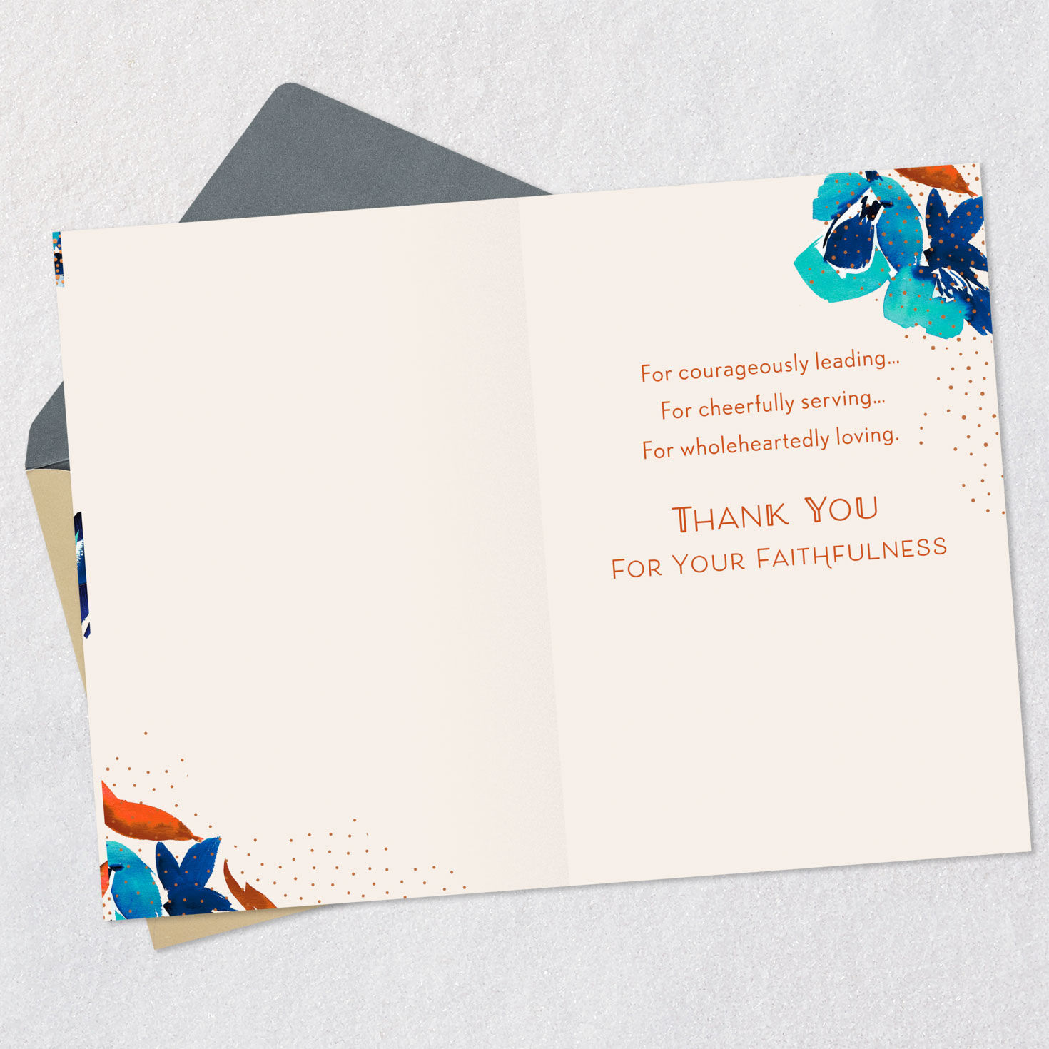 Thank You for Your Faithfulness Religious Clergy Appreciation Card for Pastor for only USD 2.99 | Hallmark