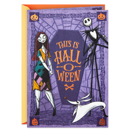 Disney Tim Burton's The Nightmare Before Christmas A Scream Halloween Card, 