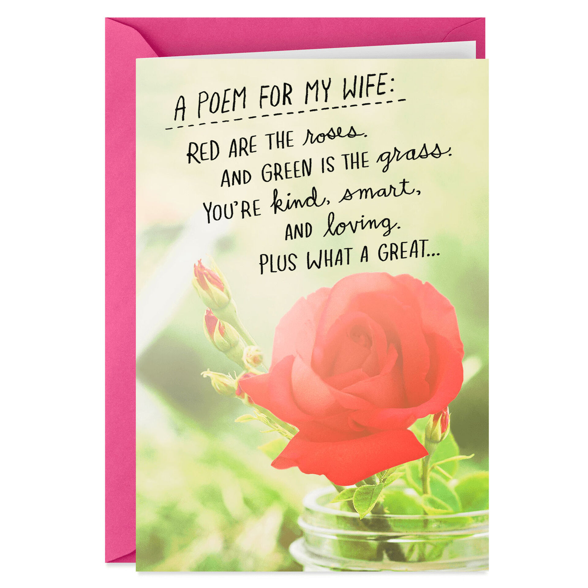 A Bad Poem for My Wife Funny Mother's Day Card - Greeting Cards - Hallmark