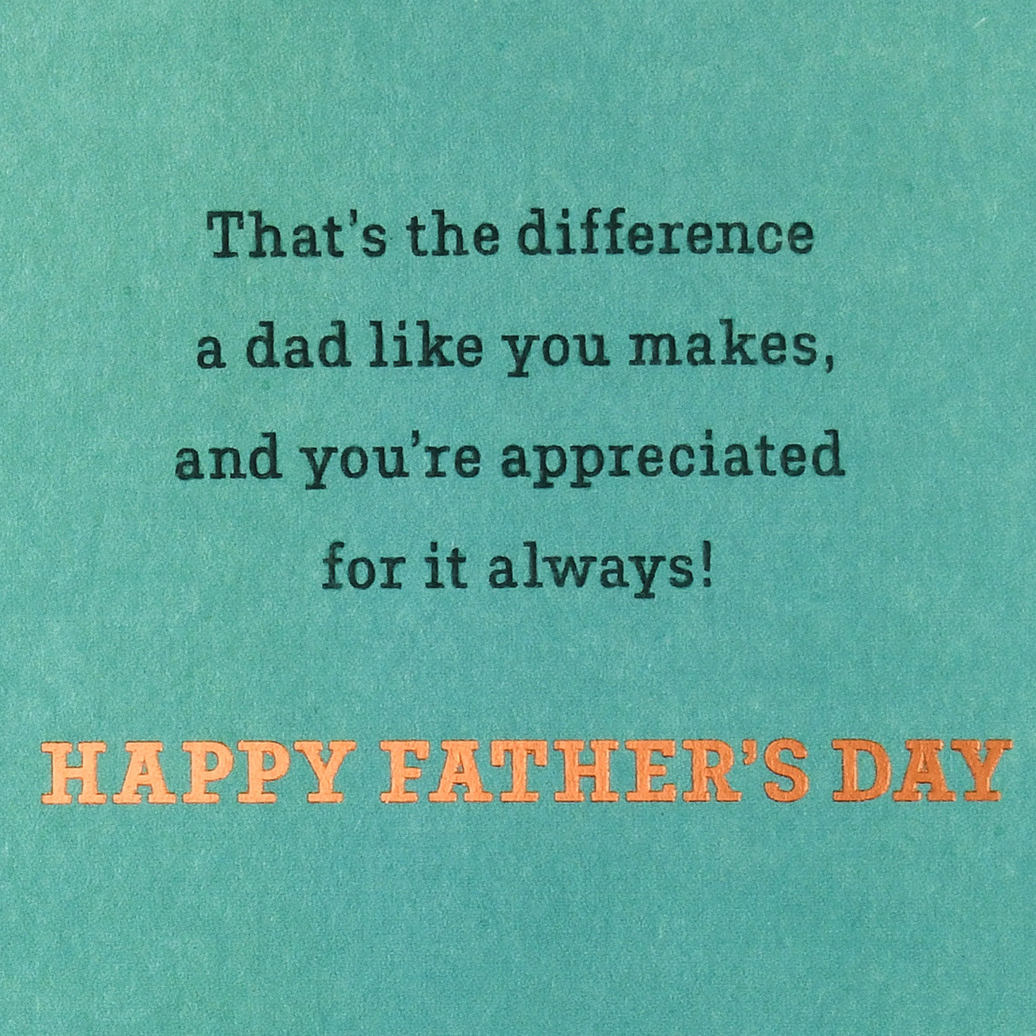 You Make a Difference Father's Day Card for Dad, , large image number 3