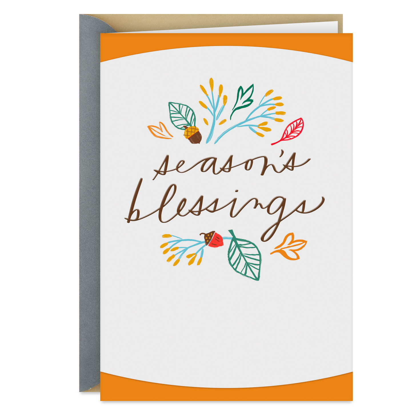 Season's Blessings Thanksgiving Card