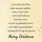 Black Couple Under Mistletoe Christmas Card for Wife Sentiment image number 3